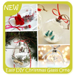 Easy DIY Christmas Glass Ornaments