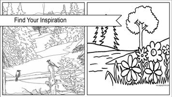 Easy Landscape Coloring Pages ภาพหน้าจอ 3