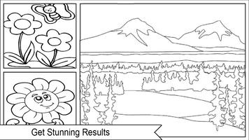Easy Landscape Coloring Pages 스크린샷 1