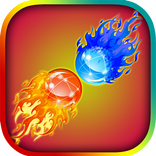 Fire ball water ball dual race