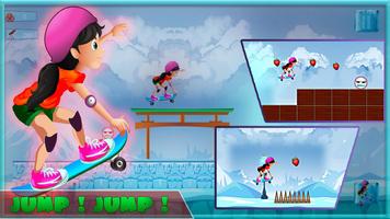 Stunt Girl: Extreme Skateboard capture d'écran 2