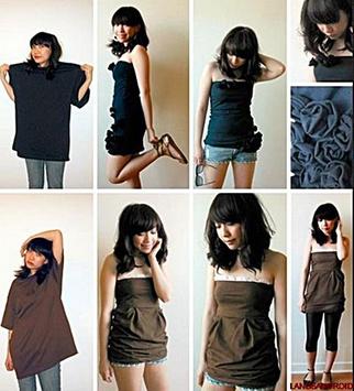 DIY Fashion Clothes Tutorials Poster DIY Fashion Clothes Tutorials Poster