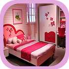 Girl Bedroom Decoration Design icon