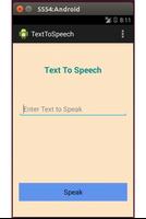 Text to Speech Convertor capture d'écran 1