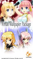 Anime Girls Xmas Cards 2012 پوسٹر