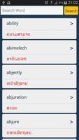 Lao Dictionary - Offline Affiche