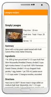 easy lasagna recipe capture d'écran 2