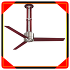 ceiling fan with light icon