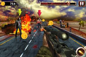 The Zombie Chase: Fire Games پوسٹر