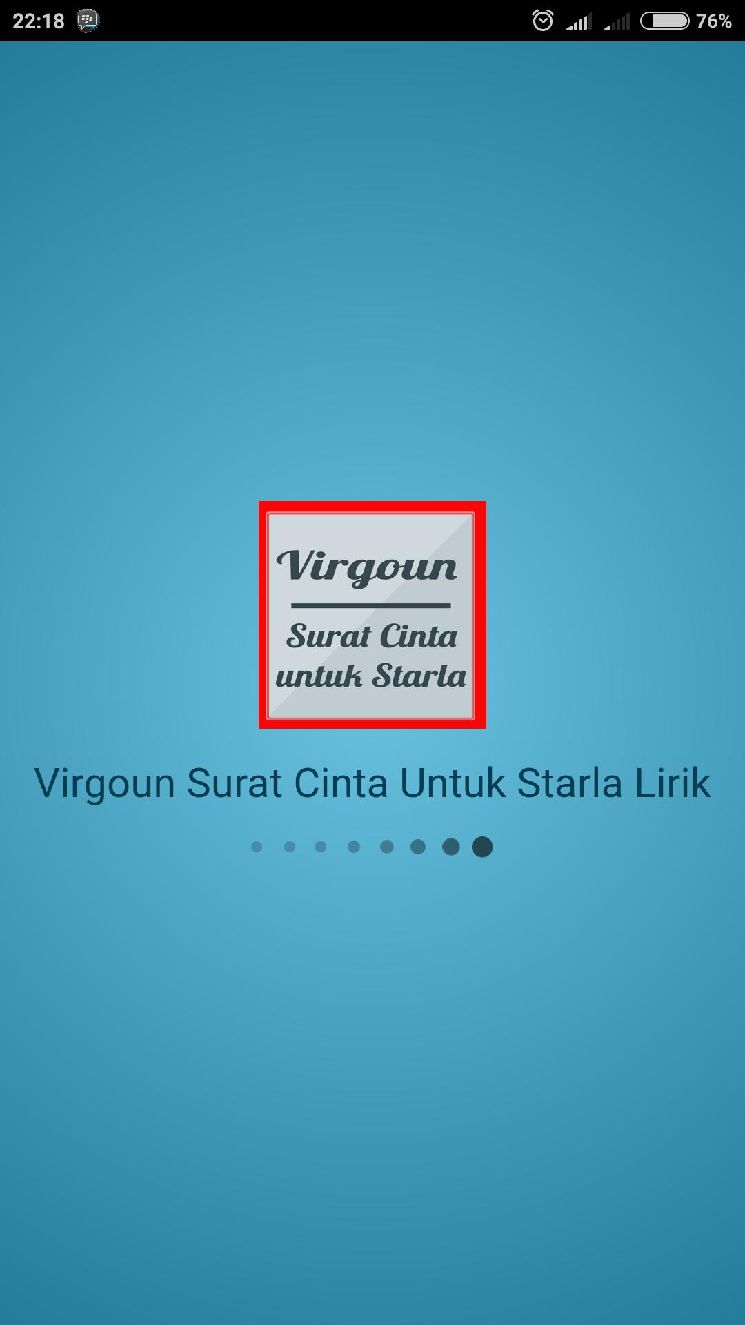 Lirik Lagu Virgoun Surat Cinta Untuk Starla For Android