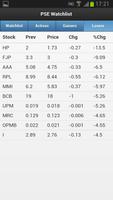 PSE Watchlist ภาพหน้าจอ 3