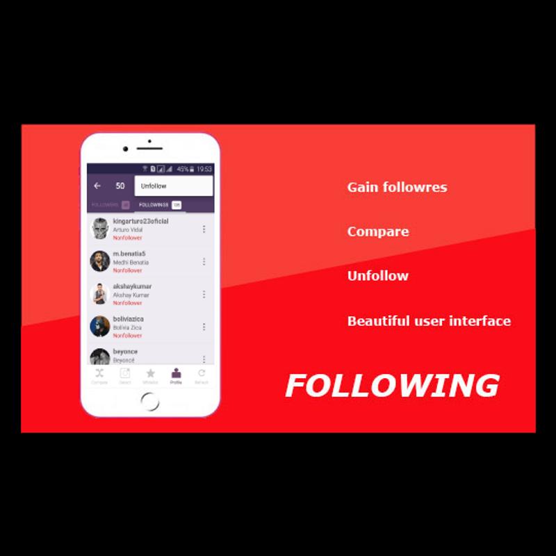 unfollow for instagram non followers fans screenshot 1 - non followers for ig unfollow free download of android version m