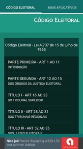 Código Eleitoral اسکرین شاٹ 3