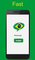Brazil Messenger and Chat โปสเตอร์