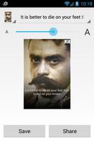 Emiliano Zapata Photo & Quotes poster