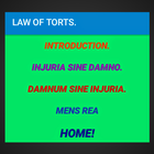 Law of Torts- Revision notes. ikon