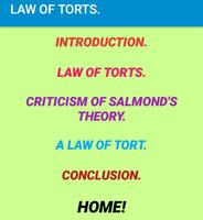 Law of Torts- Revision notes. capture d'écran 2