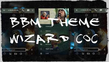 Dual BBM Tema Wizard COC Affiche