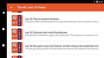 48 Laws Of Power capture d'écran 1