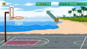 BasketBall Beach Shoot اسکرین شاٹ 2