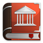 Lawyer handbook: legal dictionary icon