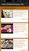 Latest All Mehndi Designs Video Tutorials ภาพหน้าจอ 1