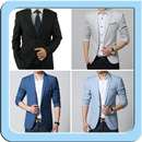 Men Simple Suit Moda aplikacja