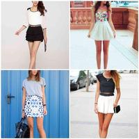 Mini Skirt Outfit Ideas Affiche