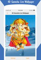 4D Ganesha Live Wallpaper captura de pantalla 1