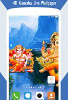 4D Ganesha Live Wallpaper captura de pantalla 2