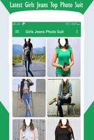 Girls Jeans Photo Suit Cartaz