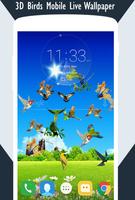 3D Birds Live Wallpaper اسکرین شاٹ 2