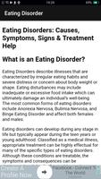 Eating Disorders capture d'écran 1