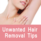 Unwanted Hair Removal Tips - अनचाहे बाल हटाए أيقونة