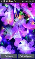 2 Schermata Glow Flowers Live Wallpapers