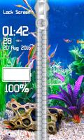 Aquarium Zipper Lock Screen syot layar 3