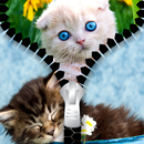 Kitty Zipper Lock Screen-APK