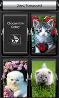 Kitty Zipper Lock Screen syot layar 2