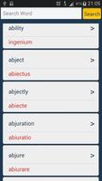 Latin Dictionary - Offline ポスター