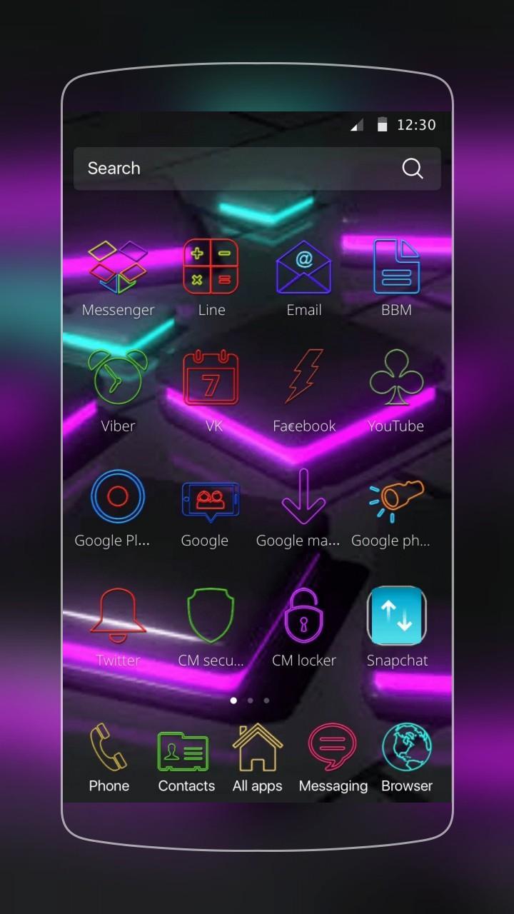Android 用の ネオンのhd壁紙ランチャー Apk をダウンロード