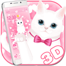 Pink kitty 3d live wallpaper theme APK