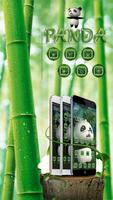 3D Panda Theme With Natural Bamboo Wallpaper screenshot 2