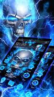 Blue Fire Skull Themes & Wallpapers screenshot 2