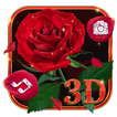 3D Red Roses Love Theme