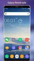 Note 8 Launcher - Galaxy Note8 launcher, theme poster