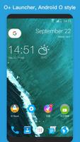 O Plus launcher - 2018 Oreo Launcher, Android™ O 8 penulis hantaran