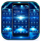 Blue Technology Theme icône