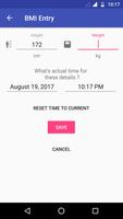BMI Calculator and Tracking Screenshot 3