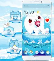 Aquarium Sea Seals Theme Wallpaper پوسٹر