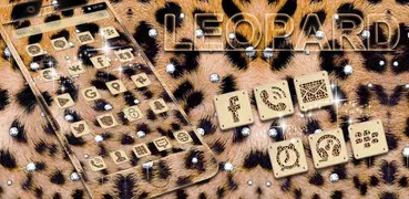 Oro Stampa ghepardo diamante Tema